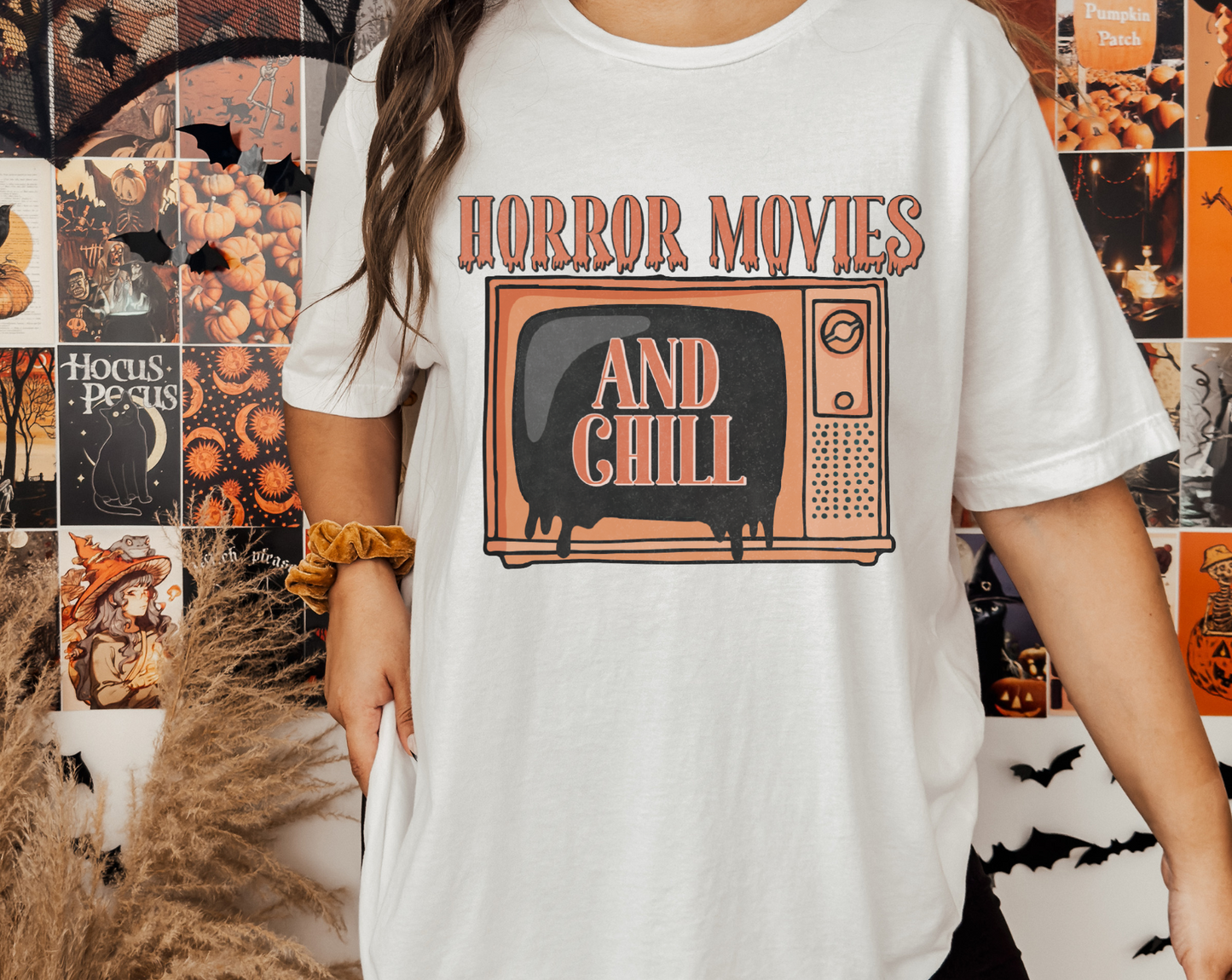 Horror Movies & Chill Screen Print Transfer