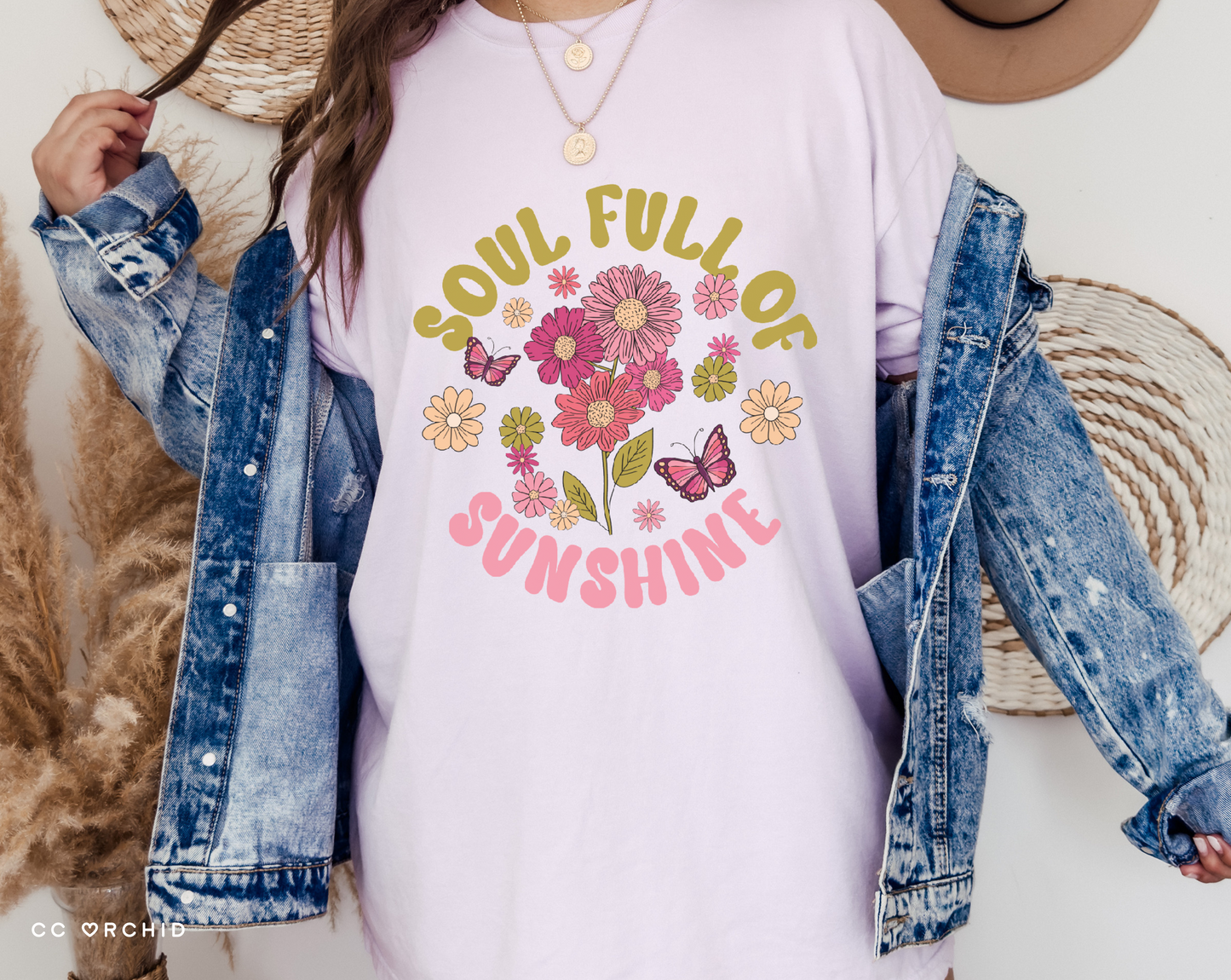 Soul Full of Sunshine Screen Print Transfer