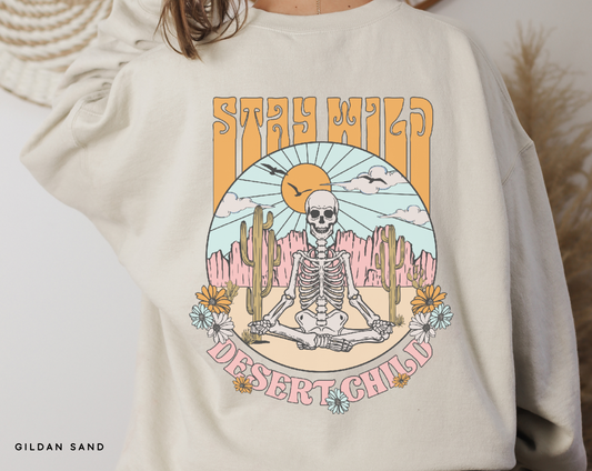Stay Wild Desert Child (SEMI EXCLUSIVE) Screen Print Transfer
