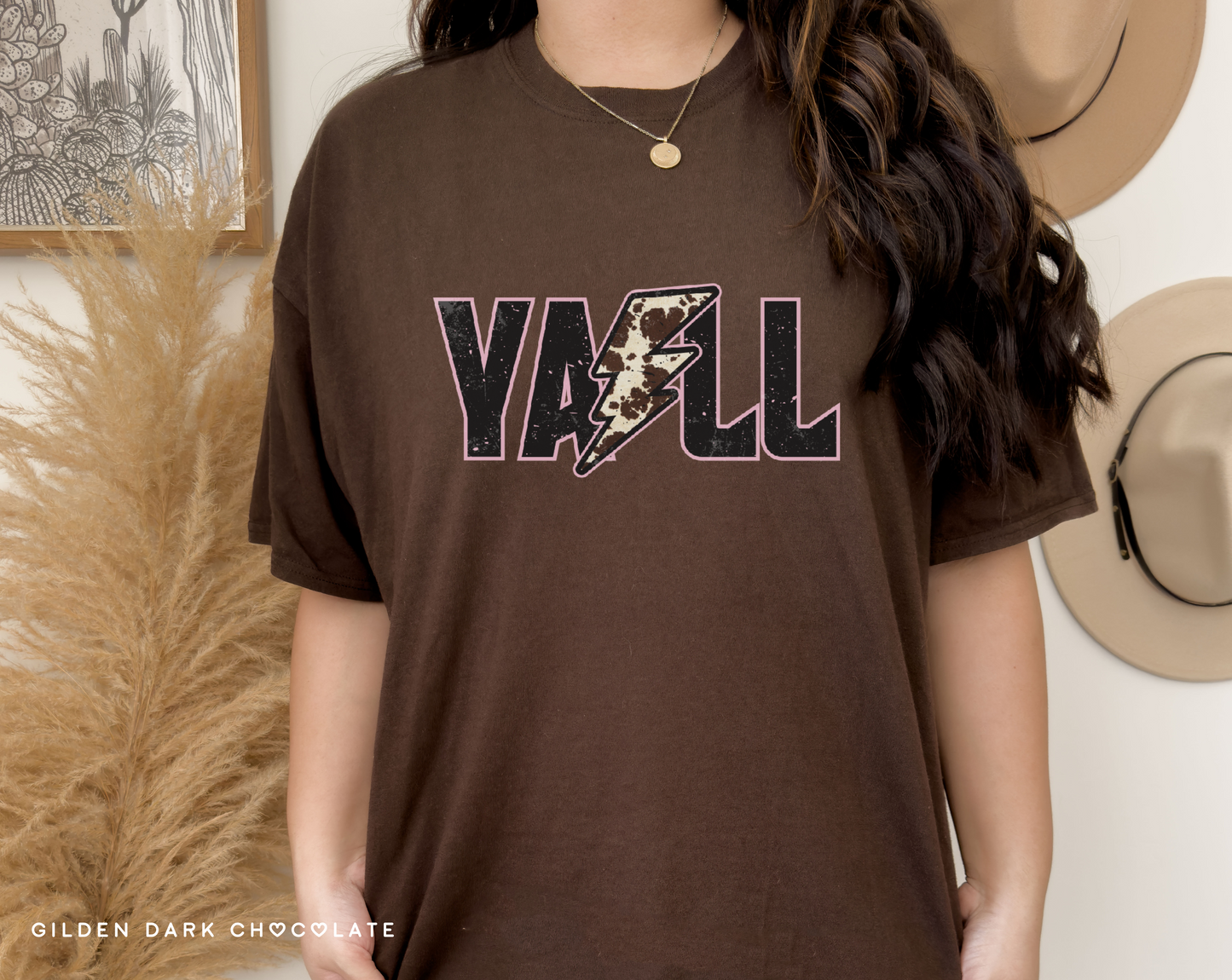 Yall Western Cowboy Screen Print Transfer