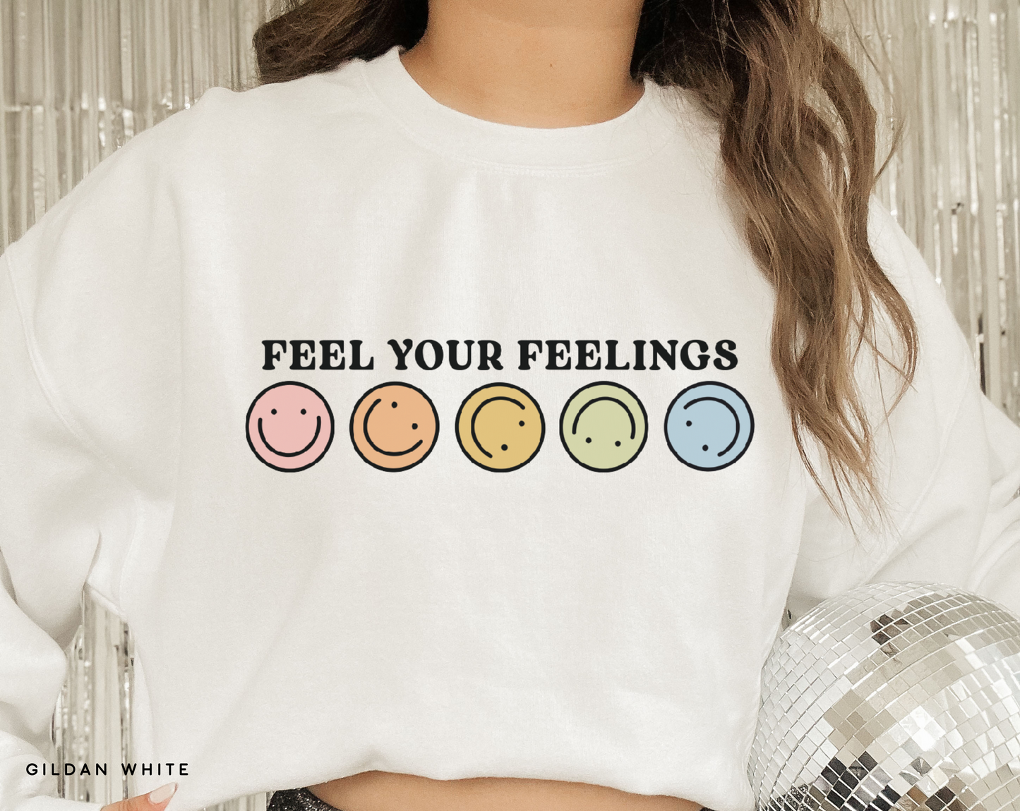 Feel Your Feelings Screen Print Transfer