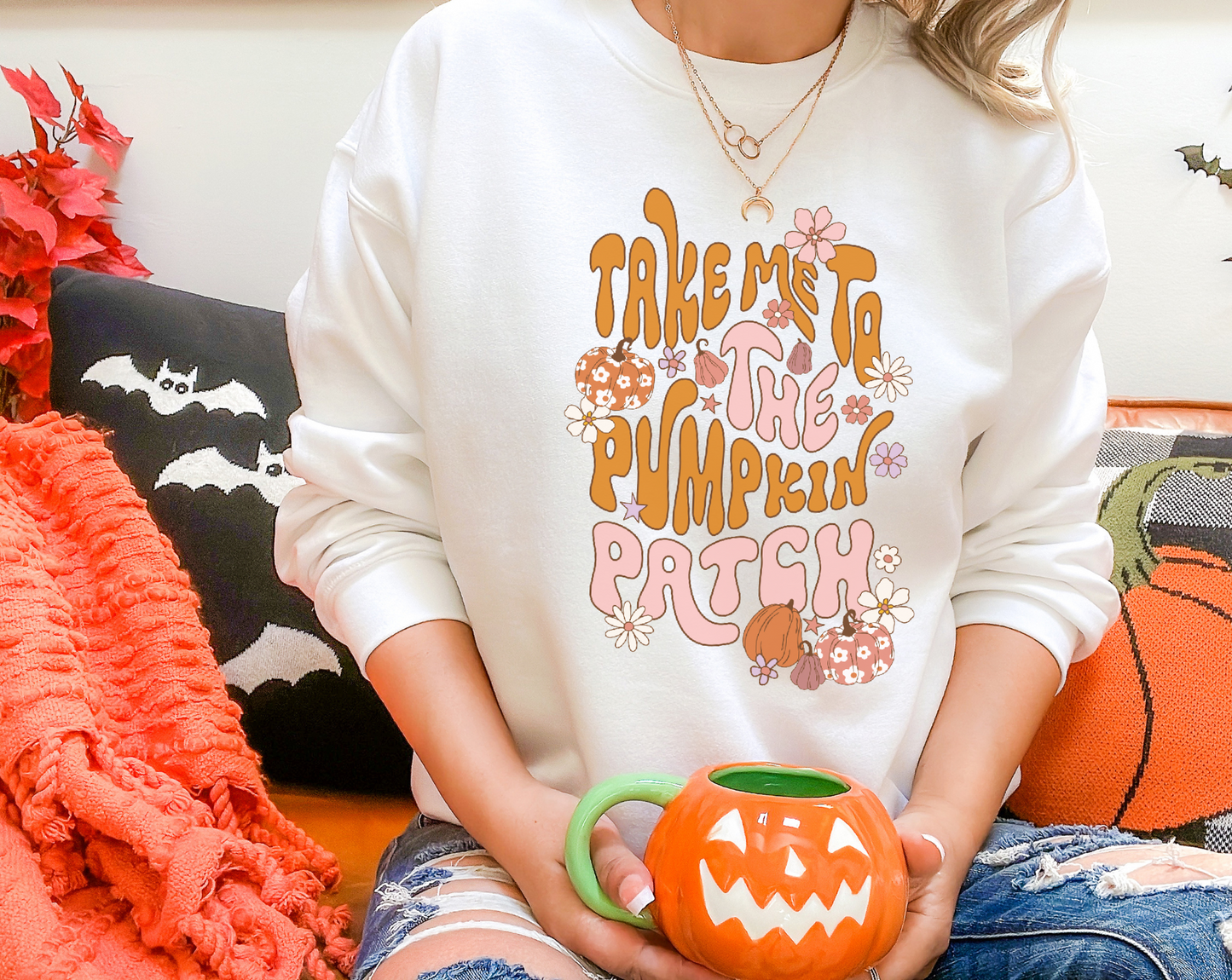Take Me to the Pumpkin Patch Screen Print Transfer