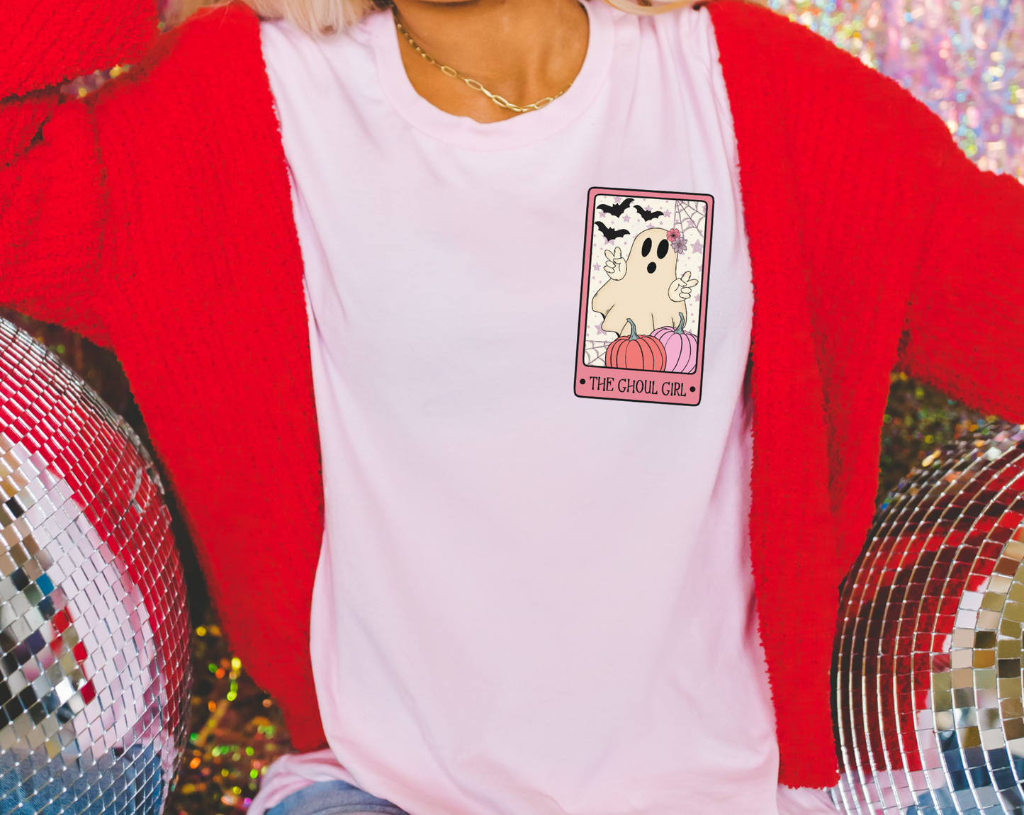 POCKET Tarot The Ghoul Girl Screen Print Transfer