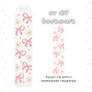 Daisy Bows • UV DTF Bookmark Transfer