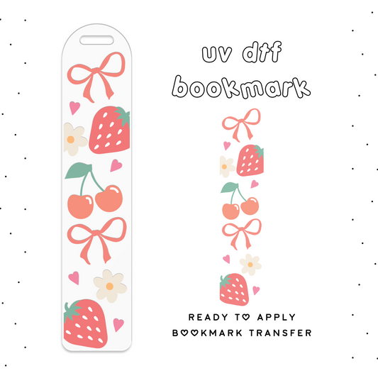 Fruit Love • UV DTF Bookmark Transfer