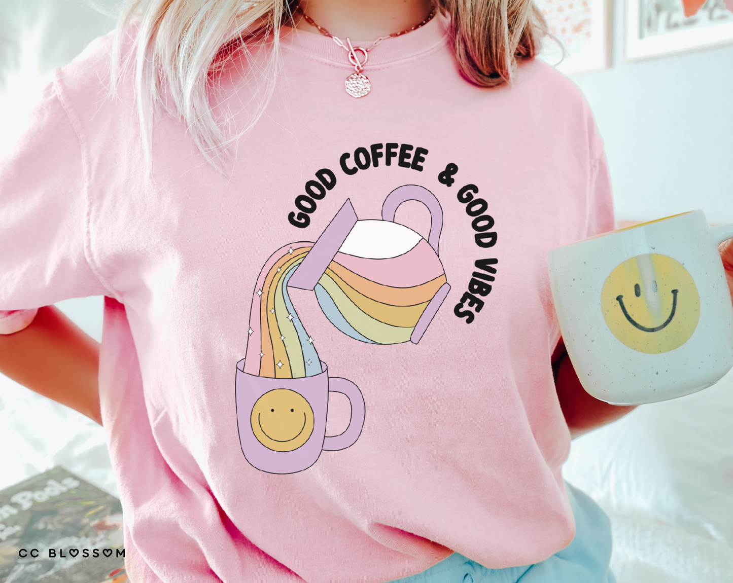 Good Coffee & Good Vibes Screen Print Transfer