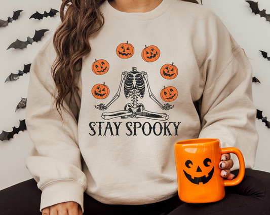 Stay Spooky Juggling Screen Print Transfer