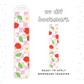 Happy Cherry Checker • UV DTF Bookmark Transfer