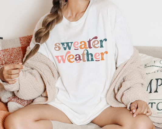 Sweater Weather Screen Print Transfer