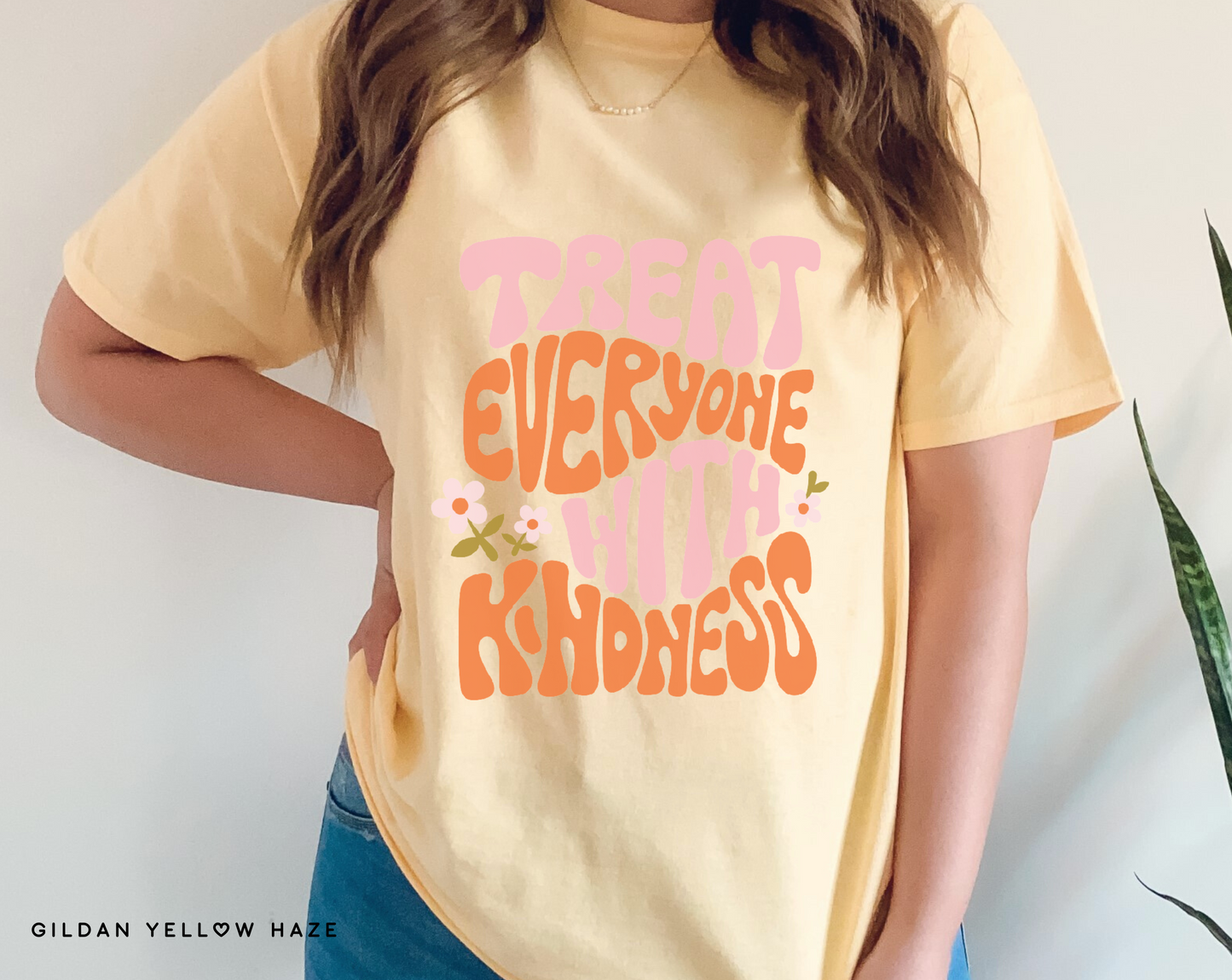 Treat Everyone with Kindness Screen Print Transfer