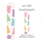 Pastel Gummy Bears • UV DTF Bookmark Transfer