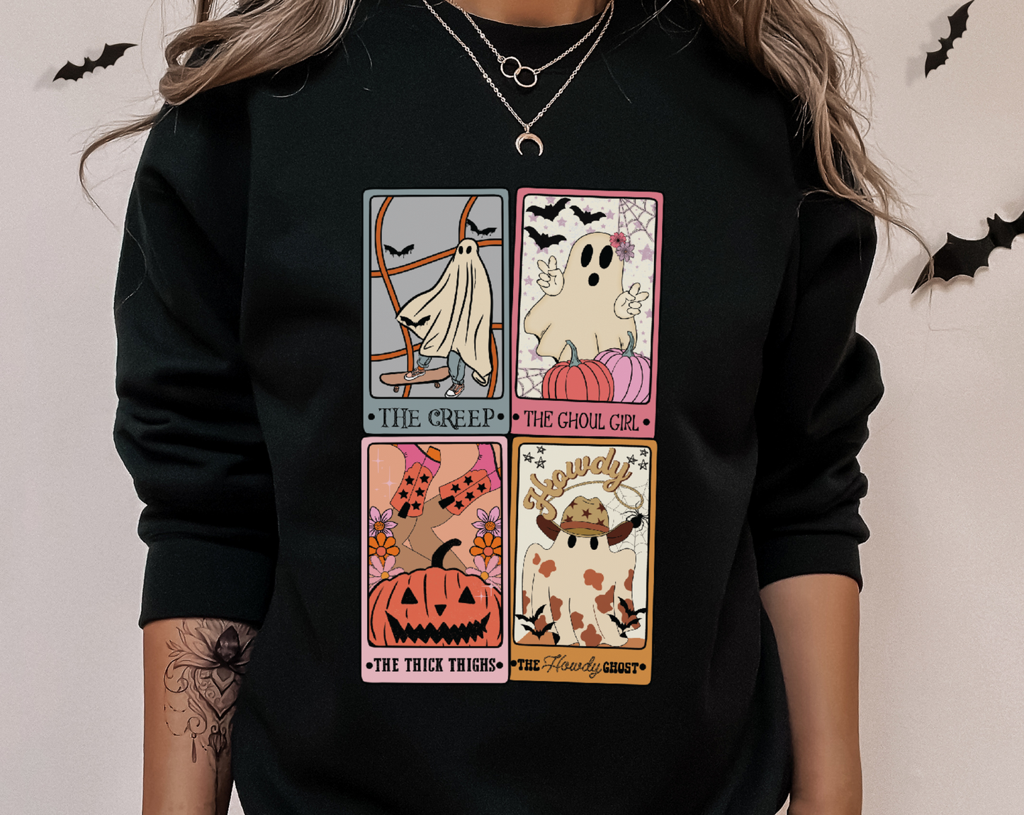 Halloween Tarot Cards Screen Print Transfer