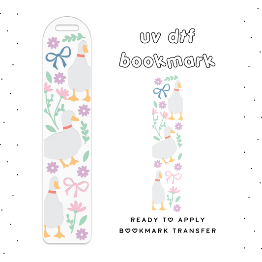 Cottagecore Coquette • UV DTF Bookmark Transfer